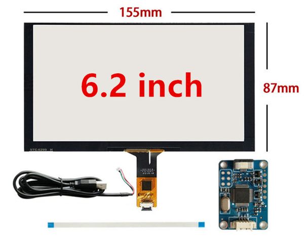 6.2 inch 155mm*87mm raspberry pi tablet pc navigation capacitive touch digitizer touch screen panel glass usb driver board
6.2 inch 155mm*87mm raspberry pi tablet pc navigation capacitive touch digitizer touch screen panel glass usb driver board