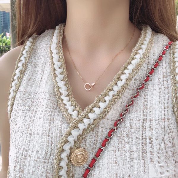exquisite necklaces s925 sterling silver classic double ring necklace show feminine charm exquisite gifts for women
exquisite necklaces s925 sterling silver classic double ring necklace show feminine charm exquisite gifts for women