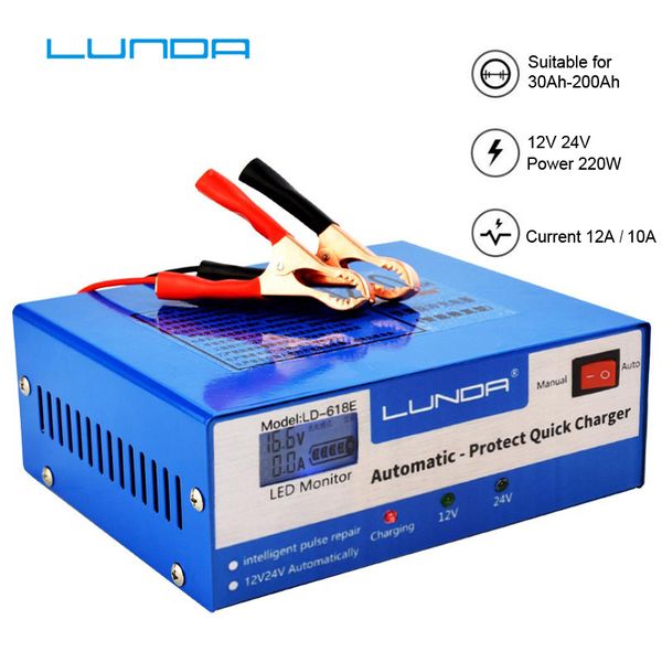 12v 24v car maintenance-battery charger 10a 220w output for electric car portable auto trickle boat motorcycle
12v 24v car maintenance-battery charger 10a 220w output for electric car portable auto trickle boat motorcycle