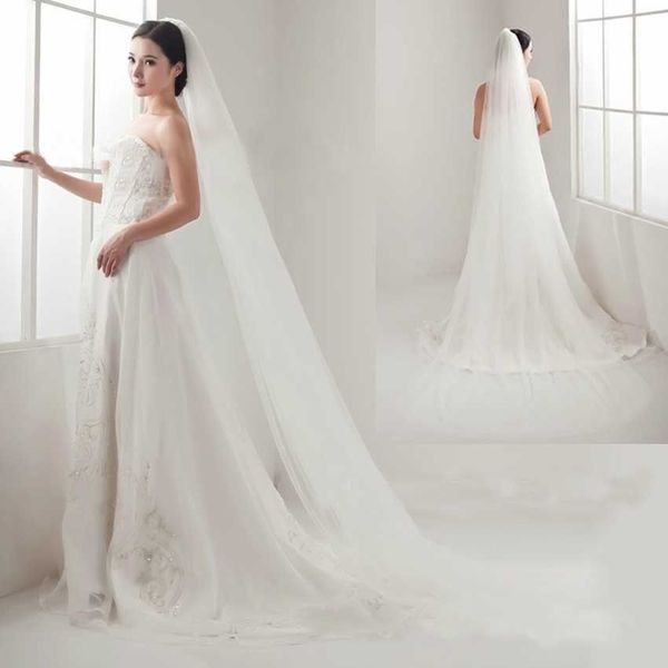 stylish nice cathedral-length one-layer white ivory champagne purple pink red black cut edge wedding veils meidingqianna brand bridal veils
stylish nice cathedral-length one-layer white ivory champagne purple pink red black cut edge wedding veils meidingqianna brand bridal veils
