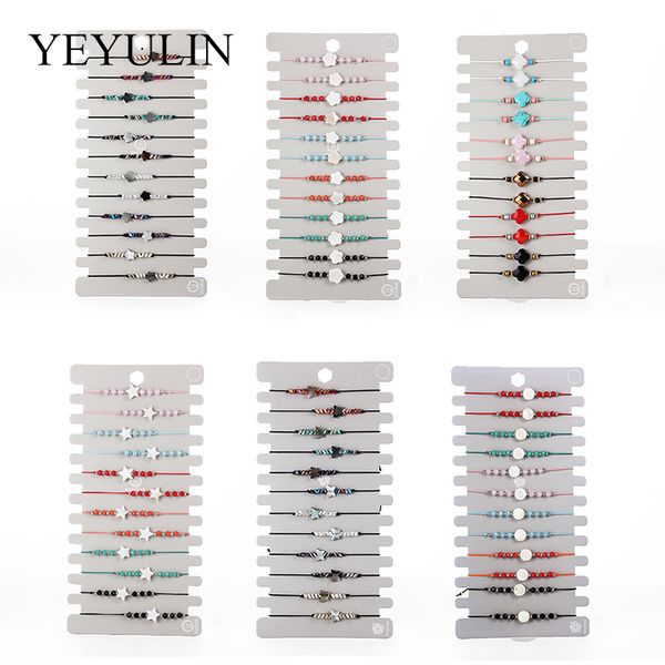 bohemian 12pcs/lot shell star heart charms braided bracelet for women flower adjustable rope chain bracelets anklet jewelry gift, Golden;silver
bohemian 12pcs/lot shell star heart charms braided bracelet for women flower adjustable rope chain bracelets anklet jewelry gift, Golden;silver