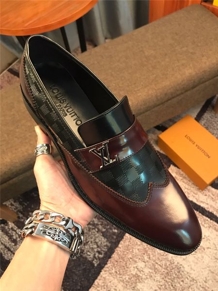 20ss men rivet dress formal luxury italian style leather shoes thick bottom slip-on formal oxford boat office wedding shoes, Black
20ss men rivet dress formal luxury italian style leather shoes thick bottom slip-on formal oxford boat office wedding shoes, Black