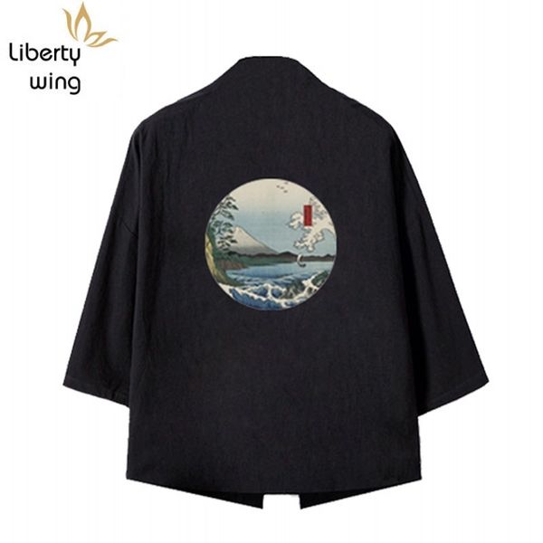 men's jackets 2021 men summer thin loose fit cotton japanese style jacket streetwear fashion cardigan harajuku black white printing coa, Black;brown
men's jackets 2021 men summer thin loose fit cotton japanese style jacket streetwear fashion cardigan harajuku black white printing coa, Black;brown