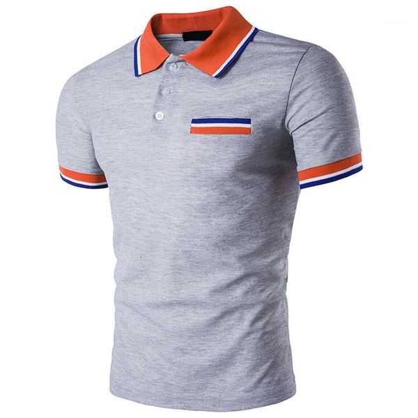 fashion striped rib cuff lapel neck short sleeve polo shirts casual mens summer contrast color mens designer polos, White;black
fashion striped rib cuff lapel neck short sleeve polo shirts casual mens summer contrast color mens designer polos, White;black