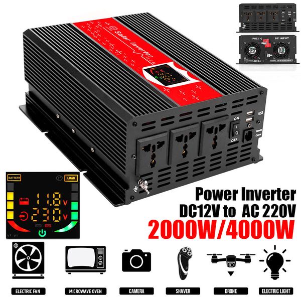 spannungswandler 2000w led-display power inverter transformer kfz wechselrichter anti-reverse protection
spannungswandler 2000w led-display power inverter transformer kfz wechselrichter anti-reverse protection
