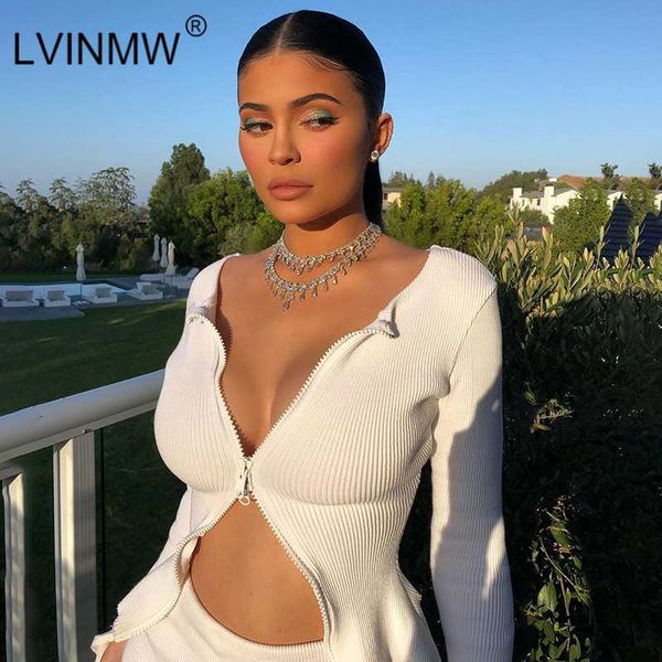 lvinmw knitted zipper patchwork long sleeve cardigan 2020 autumn women fashion streetwear slim t shirt female party, White
lvinmw knitted zipper patchwork long sleeve cardigan 2020 autumn women fashion streetwear slim t shirt female party, White