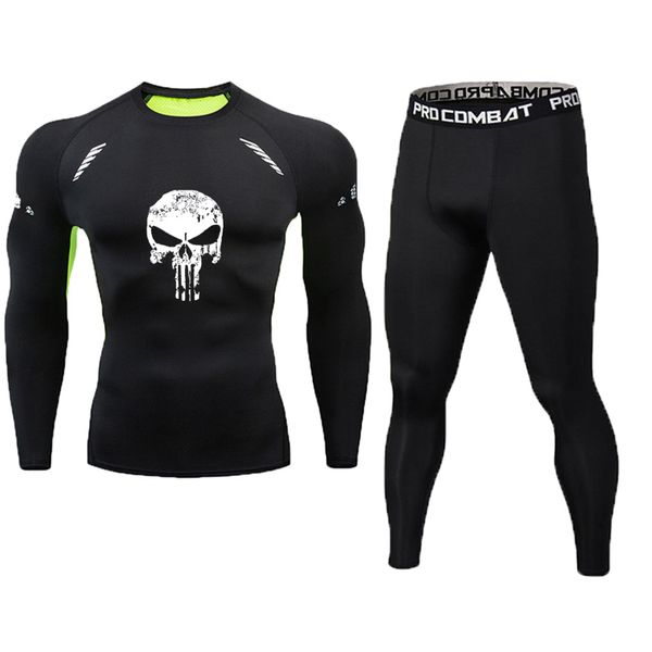 men's new compression tracksuit clothes sportswear fitness long-sleeved suit men's gym tights sportswear running trousers joggin, White;black
men's new compression tracksuit clothes sportswear fitness long-sleeved suit men's gym tights sportswear running trousers joggin, White;black