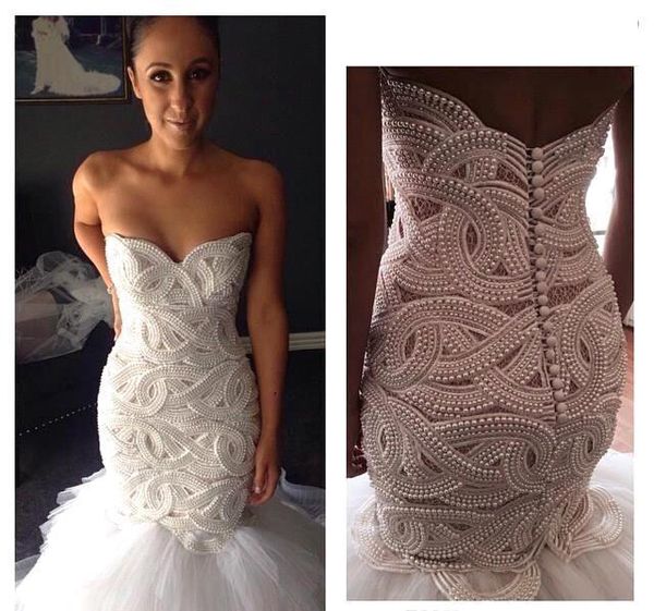 luxury mermaid wedding dresses dubai south african black girls beads garden country church bride bridal gowns custom made plus size, White
luxury mermaid wedding dresses dubai south african black girls beads garden country church bride bridal gowns custom made plus size, White