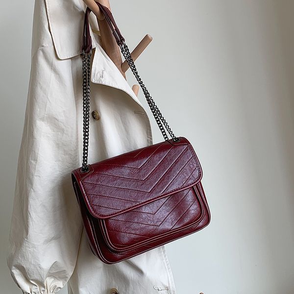 2019 new chao korean version of the 100-pack texture diled bag fashion one-shoulder bag women's
2019 new chao korean version of the 100-pack texture diled bag fashion one-shoulder bag women's
