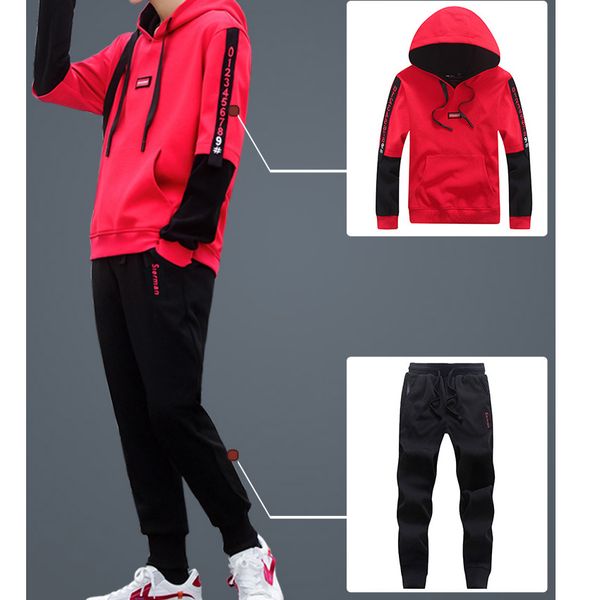 new 2019 spring autumn sports casual sets students hooded suits men outerwear plus size, Gray
new 2019 spring autumn sports casual sets students hooded suits men outerwear plus size, Gray