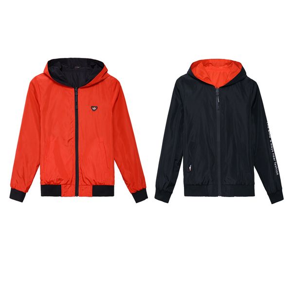 spring and autumn women's jackets wear coats on both sides casual women's coats, Black;brown
spring and autumn women's jackets wear coats on both sides casual women's coats, Black;brown
