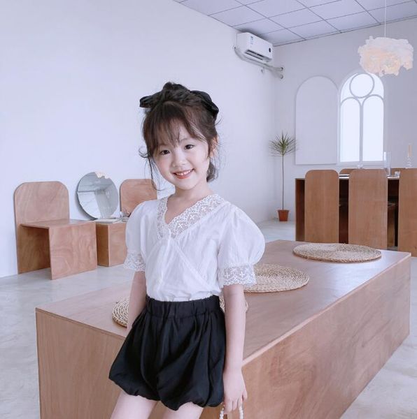 2020 new girls shirt summer cotton lace short sleeve fashion girls blouse 2-7 years hv469, White;black
2020 new girls shirt summer cotton lace short sleeve fashion girls blouse 2-7 years hv469, White;black