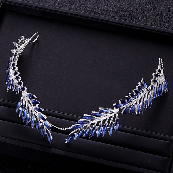 new wedding tiara bridal crystal hair accessories female headband blue headband bridal tiara wedding tiara hair accessories gift, Golden;white
new wedding tiara bridal crystal hair accessories female headband blue headband bridal tiara wedding tiara hair accessories gift, Golden;white