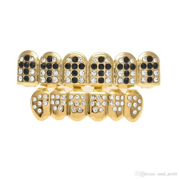 new hip hop top bottom зуб грили bling rhinestone зубной зубы грили комплект ювелирных изделий для мужчин подарок, Black
new hip hop top bottom зуб грили bling rhinestone зубной зубы грили комплект ювелирных изделий для мужчин подарок, Black