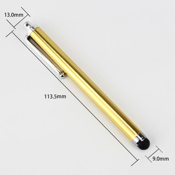 1000pcs/lot fashion universal 9.0 hd metal capacitive screen metal stylus touch pen with clip for smart phone for tablet
1000pcs/lot fashion universal 9.0 hd metal capacitive screen metal stylus touch pen with clip for smart phone for tablet