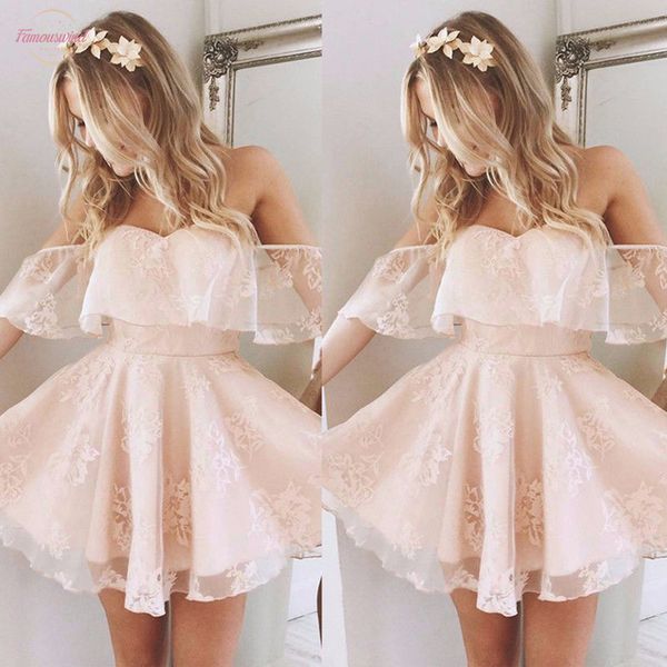 new women formal lace dress summer prom off shoulder party wedding gown short sleeve short mini dresses black pink, Black;gray
new women formal lace dress summer prom off shoulder party wedding gown short sleeve short mini dresses black pink, Black;gray