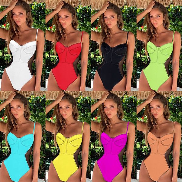 women swimwear one piece thong swimsuit mesh bikini backless bathing suit 2019 swim bodysuit monokini solid beachwear
women swimwear one piece thong swimsuit mesh bikini backless bathing suit 2019 swim bodysuit monokini solid beachwear