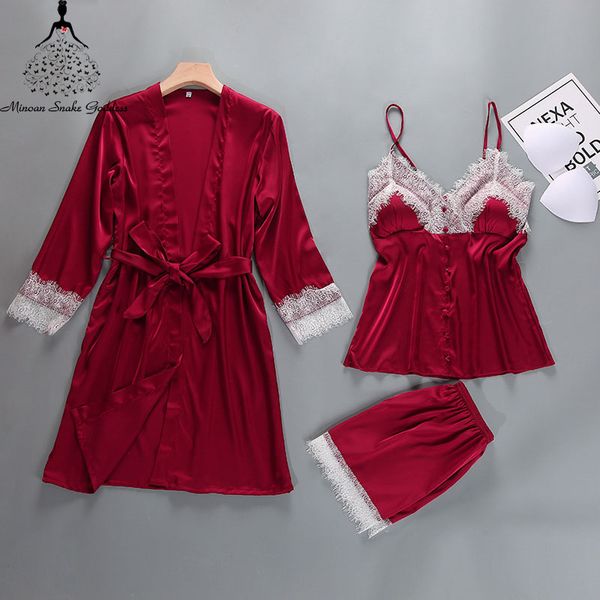 pajama sets women's sleep lounge lingerie silk satin pyjama sets pijama femme sleepwear nightwear lingerie set nightie, Blue;gray
pajama sets women's sleep lounge lingerie silk satin pyjama sets pijama femme sleepwear nightwear lingerie set nightie, Blue;gray
