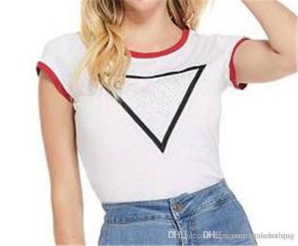 роскошные сша джинсы женские tshirts марка лето с коротким рукавом женские топы повседневная crew neck письма отпечатанных famale тройники, White
роскошные сша джинсы женские tshirts марка лето с коротким рукавом женские топы повседневная crew neck письма отпечатанных famale тройники, White