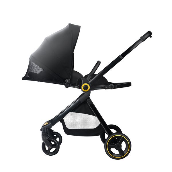 two-way one click quick folding high landscape pram light aluminum frame can get on the plane
two-way one click quick folding high landscape pram light aluminum frame can get on the plane