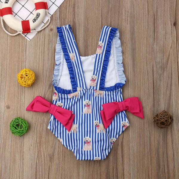 kids baby girl striped swimwear summer cute ruffles bodysuits bow dog print sleeveless lace backless swimsuit beachwear 1-6y, White
kids baby girl striped swimwear summer cute ruffles bodysuits bow dog print sleeveless lace backless swimsuit beachwear 1-6y, White