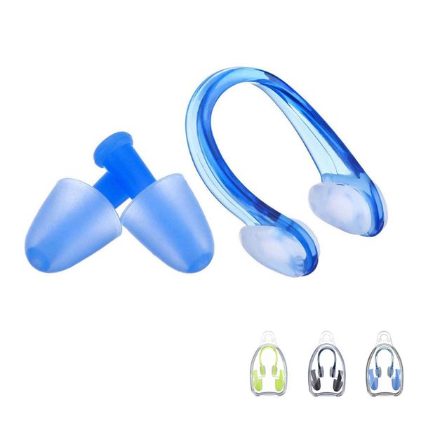 soft silicone swimming nose clips + 2 ear plugs earplugs set pool accessories water sports swimming tools 
soft silicone swimming nose clips + 2 ear plugs earplugs set pool accessories water sports swimming tools