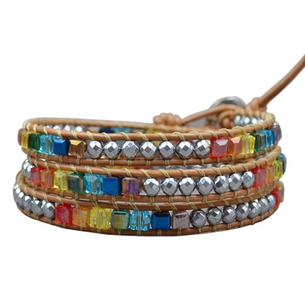 jewelry gift diy crystal multiple layers women men leather fashion jewelry handmade vintage, Golden;silver
jewelry gift diy crystal multiple layers women men leather fashion jewelry handmade vintage, Golden;silver