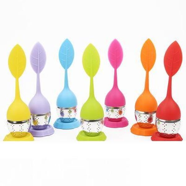 tea strainer 7 colors silicone infuser reusable tea strainer sweet leaf with drop tray novelty ball filter tea tool eea849
tea strainer 7 colors silicone infuser reusable tea strainer sweet leaf with drop tray novelty ball filter tea tool eea849