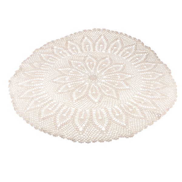 round crochet lace tablecloth for home wedding ceremony with diameter of 90 cm
round crochet lace tablecloth for home wedding ceremony with diameter of 90 cm