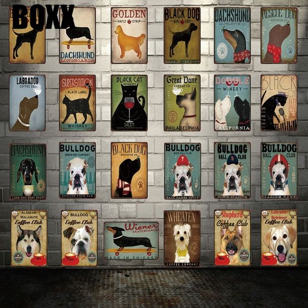dog and cat bulldog golden dachshund metal sign tin poster home decor bar wall art painting 20*30 cm size
dog and cat bulldog golden dachshund metal sign tin poster home decor bar wall art painting 20*30 cm size