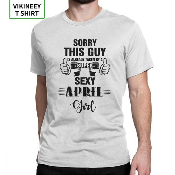 sorry this guy is already taken by a super april girl t shirt funny birth t-shirt man short sleeve tee shirt, White;black
sorry this guy is already taken by a super april girl t shirt funny birth t-shirt man short sleeve tee shirt, White;black