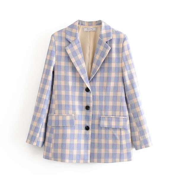 zxqj vintage women elegant plaid blazers 2020 fashion ladies patchwork jacket suits casual female loose suit girls chic jackets, White;black
zxqj vintage women elegant plaid blazers 2020 fashion ladies patchwork jacket suits casual female loose suit girls chic jackets, White;black