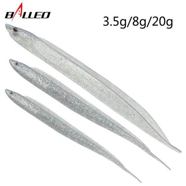 balleo 2pcs/fishing lure 14cm/19cm/28cm big hairtail soft swim eel soft bait fishing tackle
balleo 2pcs/fishing lure 14cm/19cm/28cm big hairtail soft swim eel soft bait fishing tackle