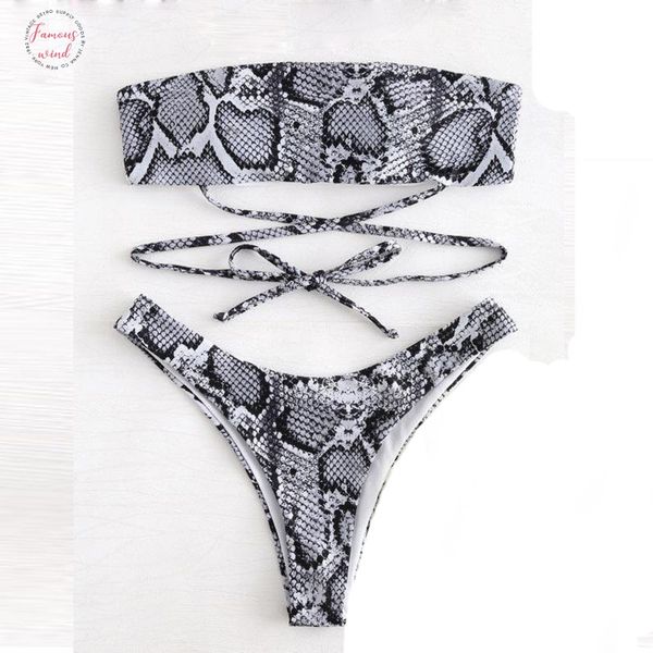 women snake print bikini 2019 bandeau bandage swimsuit push up biquinis padded bra thong bathing beach maillot de bain, White;black
women snake print bikini 2019 bandeau bandage swimsuit push up biquinis padded bra thong bathing beach maillot de bain, White;black