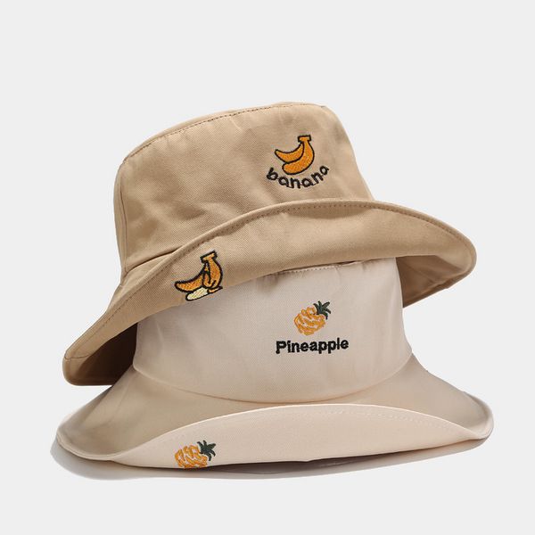 women hats spring summer new fruit embroidery big along fisherman hat japanese small fresh simple basin cap wild sun visor hat, Blue;gray
women hats spring summer new fruit embroidery big along fisherman hat japanese small fresh simple basin cap wild sun visor hat, Blue;gray