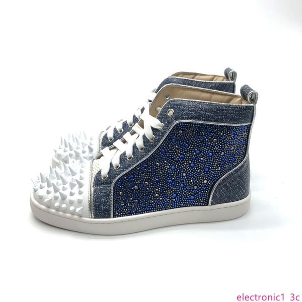denim горный хрусталь spike кожа мода дизайнерская обувь high cut spike sedue теленок sneaker luxury party свадебная обувь повседневная обув, Black;green
denim горный хрусталь spike кожа мода дизайнерская обувь high cut spike sedue теленок sneaker luxury party свадебная обувь повседневная обув, Black;green