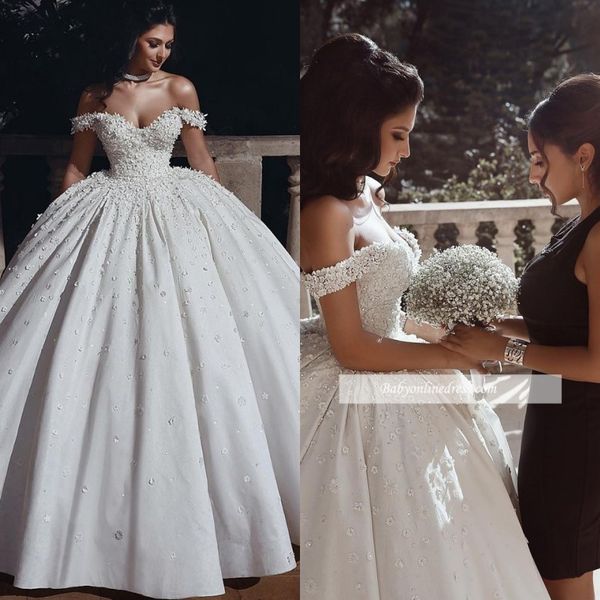backless ball gown wedding dresses 2020 elegant flowers appliques long bride dresses off the shoulder ball gowns vestidos de novia, White
backless ball gown wedding dresses 2020 elegant flowers appliques long bride dresses off the shoulder ball gowns vestidos de novia, White