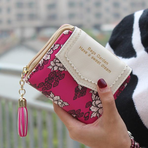 button short foldable card holder coin purse square casual handheld space saving printed gift portable women wallet storage, Red;black
button short foldable card holder coin purse square casual handheld space saving printed gift portable women wallet storage, Red;black