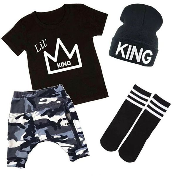 casual toddler kids baby boy clothes short sleeve t-shirt camouflage hip-hop pants 2pcs outfits clothes set, White
casual toddler kids baby boy clothes short sleeve t-shirt camouflage hip-hop pants 2pcs outfits clothes set, White
