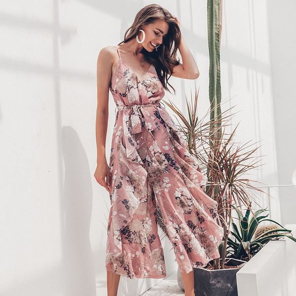 jumpsuit womens bohemian floral print women jumpsuit v neck spaghetti strap sashes jumpsuit romper elegant ruffled female overalls, Black;white
jumpsuit womens bohemian floral print women jumpsuit v neck spaghetti strap sashes jumpsuit romper elegant ruffled female overalls, Black;white