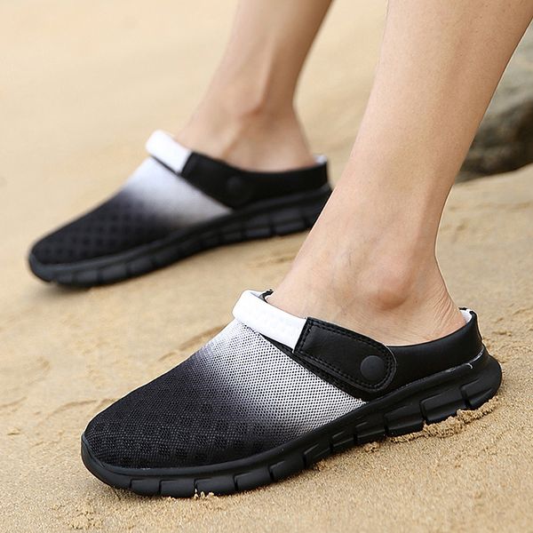 men's summer shoes fashion sneakers 2019 new breathable men mesh lighted casual shoes slip on, Black
men's summer shoes fashion sneakers 2019 new breathable men mesh lighted casual shoes slip on, Black