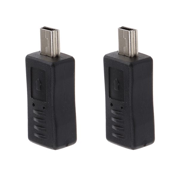 2x female micro usb to male usb adapter for digital cameras mp3 black 
2x female micro usb to male usb adapter for digital cameras mp3 black