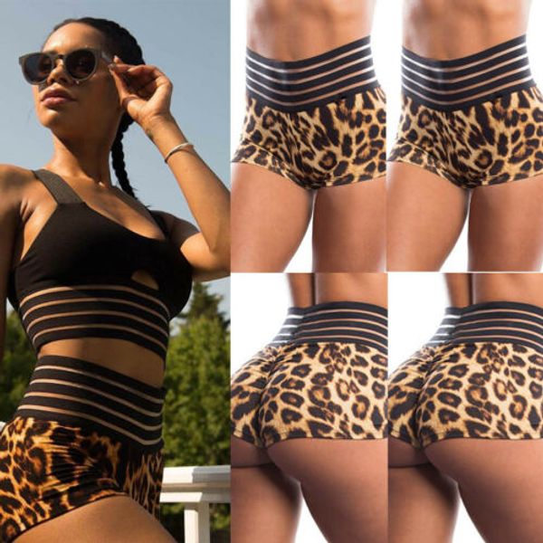 fashion women shorts leopard workout fitness female running cotton high waist gym shorts, White;black
fashion women shorts leopard workout fitness female running cotton high waist gym shorts, White;black
