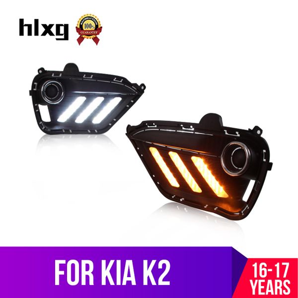hlxg 2pcs led car lights guide daytime running lights for kia rio k2 2016 2017,white drl+yellow turn signals+ice blue night drl 
hlxg 2pcs led car lights guide daytime running lights for kia rio k2 2016 2017,white drl+yellow turn signals+ice blue night drl