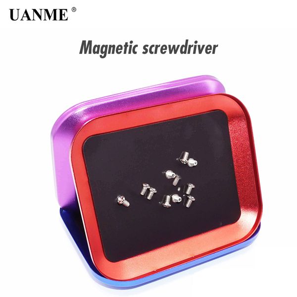 uanme colorful magnetic tray 106*86*14mm rectangle screw tray for screwdriver parts suction pad absorb dish tools
uanme colorful magnetic tray 106*86*14mm rectangle screw tray for screwdriver parts suction pad absorb dish tools