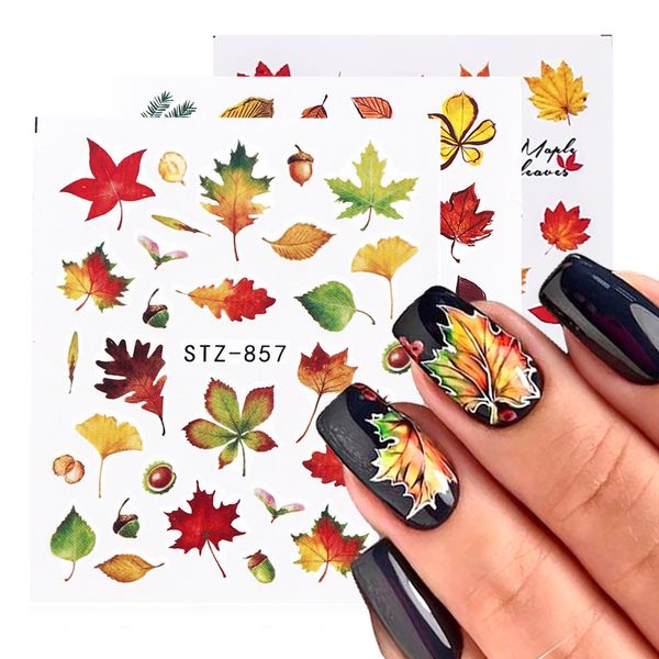 fall leaves nail art stickers gold yellow maple leaf water decals sliders foil autumn design for nail manicure, Black
fall leaves nail art stickers gold yellow maple leaf water decals sliders foil autumn design for nail manicure, Black