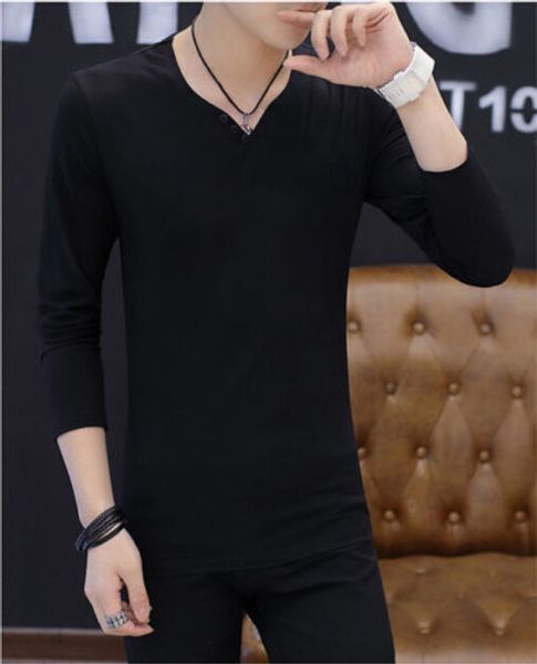 fashion autumn mens t-shirt cotton long sleeved crew neck casual size m-3xl, White;black
fashion autumn mens t-shirt cotton long sleeved crew neck casual size m-3xl, White;black