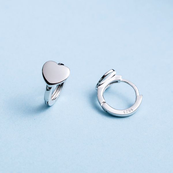 new 925 sterling silver glossy heart hoop earrings cute wild elegant minimalist women's earrings 2019 fashionable jewelry gift, Golden;silver
new 925 sterling silver glossy heart hoop earrings cute wild elegant minimalist women's earrings 2019 fashionable jewelry gift, Golden;silver