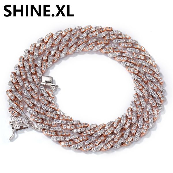 hip hop miami curb cuban chain necklace 8mm gold iced out paved cz bling rapper necklaces mens jewelry, Silver
hip hop miami curb cuban chain necklace 8mm gold iced out paved cz bling rapper necklaces mens jewelry, Silver