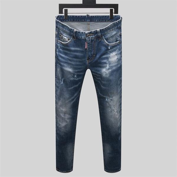 2020 new mens distressed ripped biker jeans slim fit motorcycle biker denim for men fashion designer hip hop mens jeans #44, Blue
2020 new mens distressed ripped biker jeans slim fit motorcycle biker denim for men fashion designer hip hop mens jeans #44, Blue